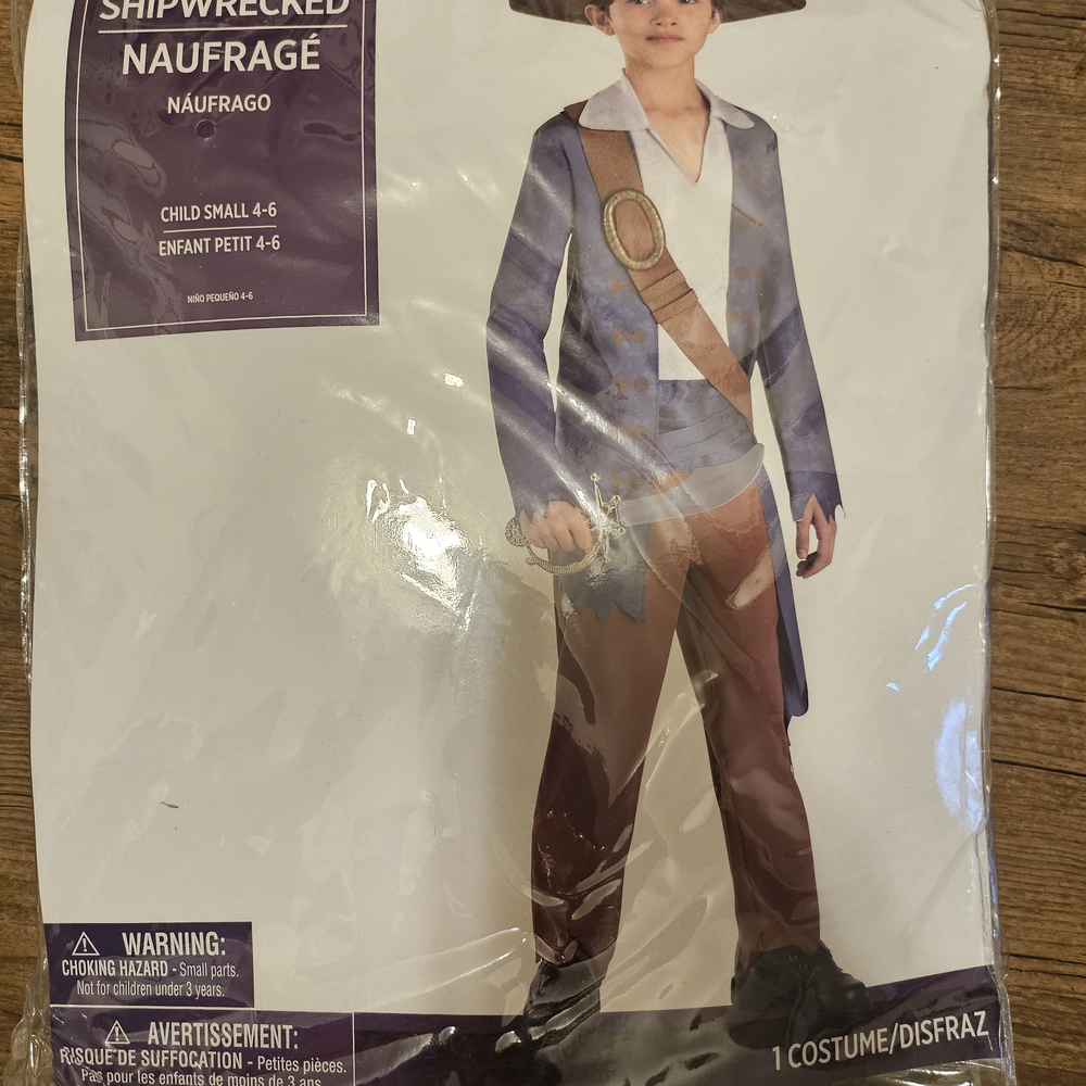 Pirate Costume for Kids - Blue and Brown